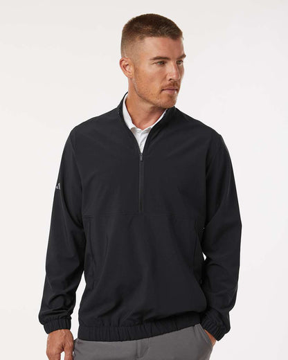 Men's Stretch Woven Half-Zip Pullover