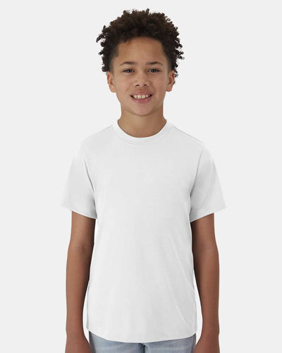Hanes Boys' Big Cool Dri Performance T-Shirt , White, X-Large