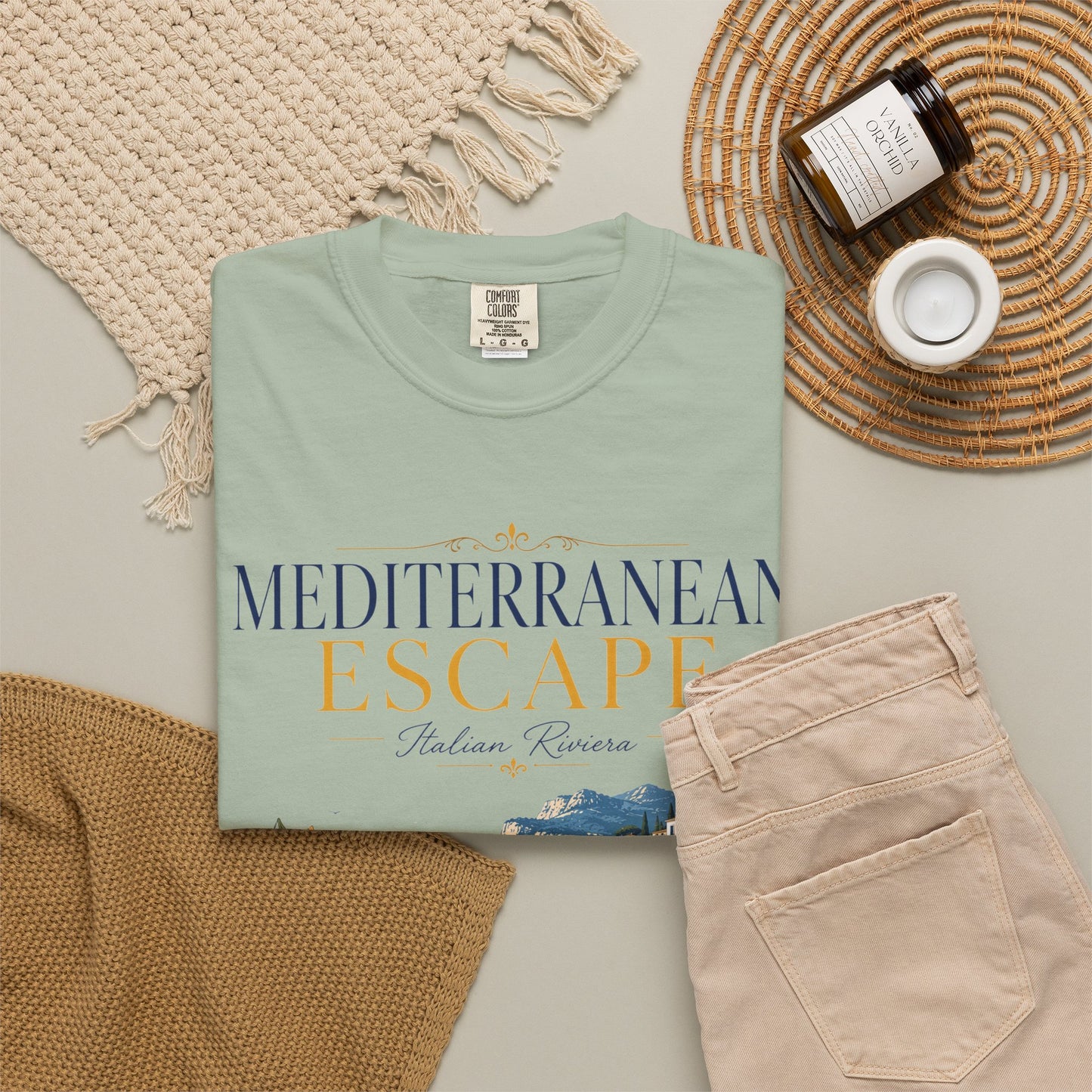 Mediterranean Escape – Italian Riviera | Premium Summer Tee