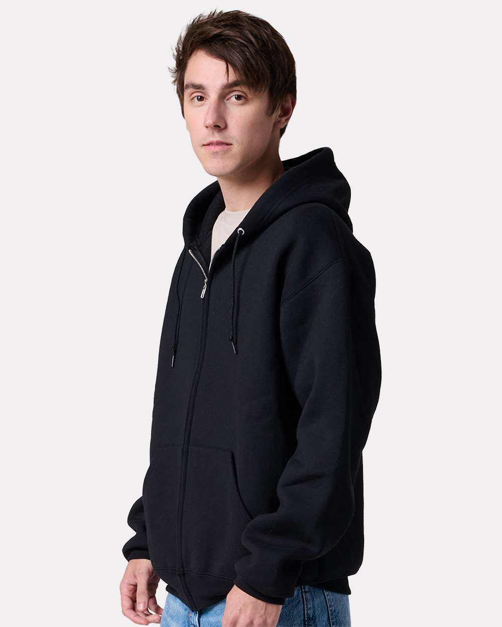 Unisex Rugged Full-Zip Hooded Sweatshirt