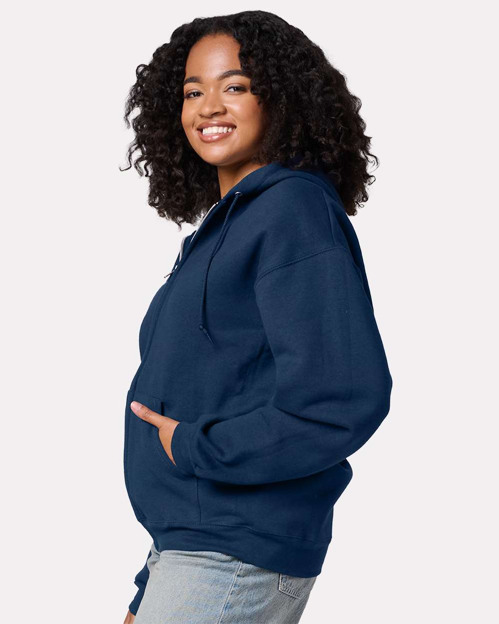 Unisex Rugged Full-Zip Hooded Sweatshirt