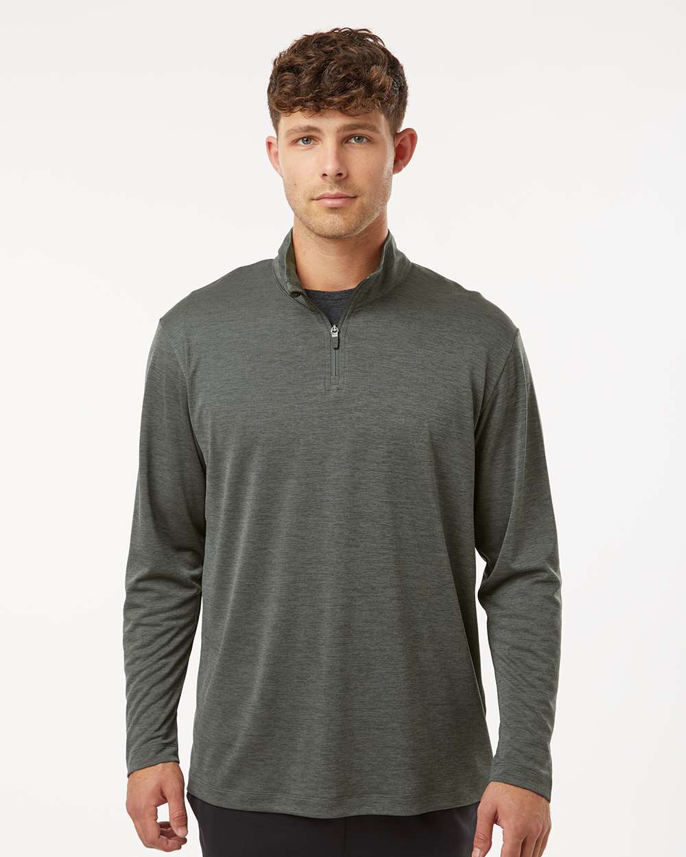 Men's Pro-Lock Performance MÃ©lange Quarter-Zip Pullover