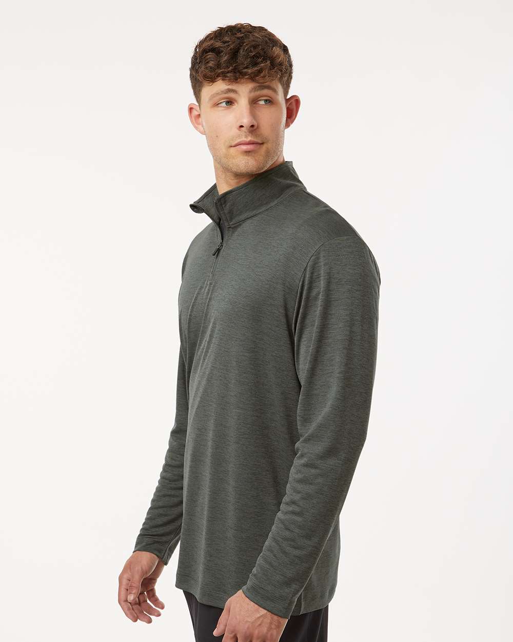 Men's Pro-Lock Performance MÃ©lange Quarter-Zip Pullover