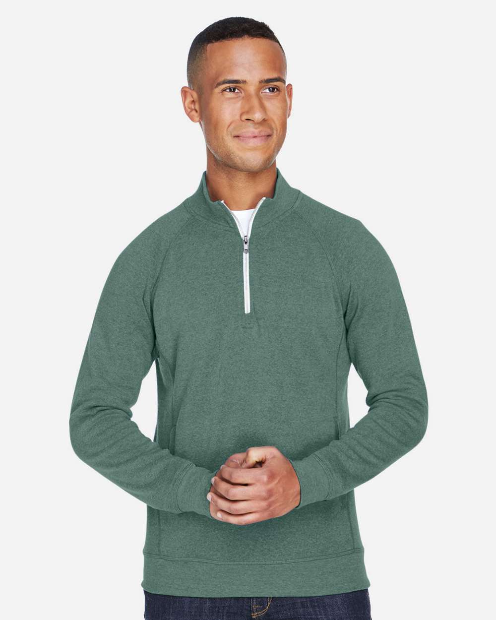 Men's Triblend Quarter-Zip Sweatshirt