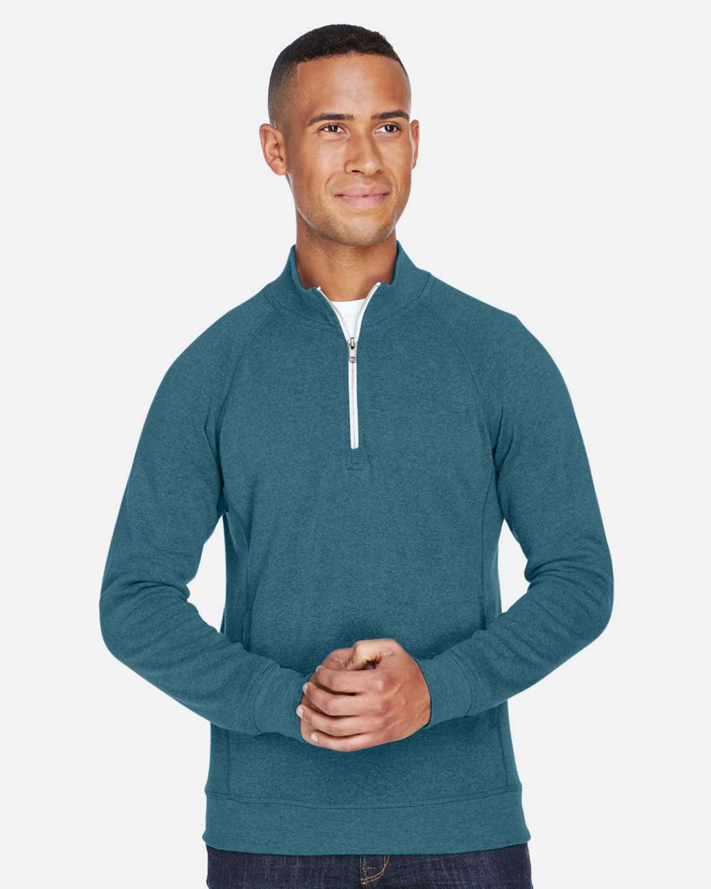 Men's Triblend Quarter-Zip Sweatshirt