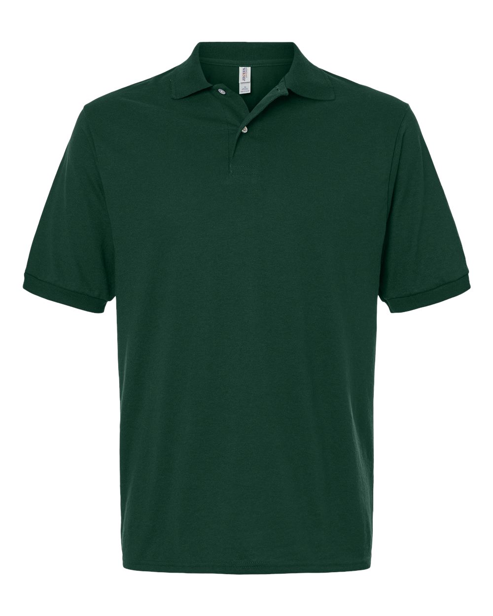 Jerzees Men's Short Sleeve Polo Shirts, Dri-Power, Sizes S-5X - Forest Green, 4X-Large