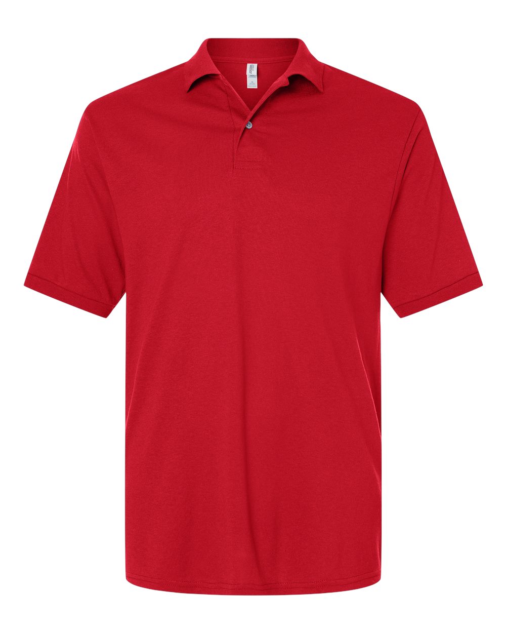 Jerzees Men's SpotShield Stain Resistant Polo Shirts (Short & Long, Short Sleeve-True Red, 4X-Large
