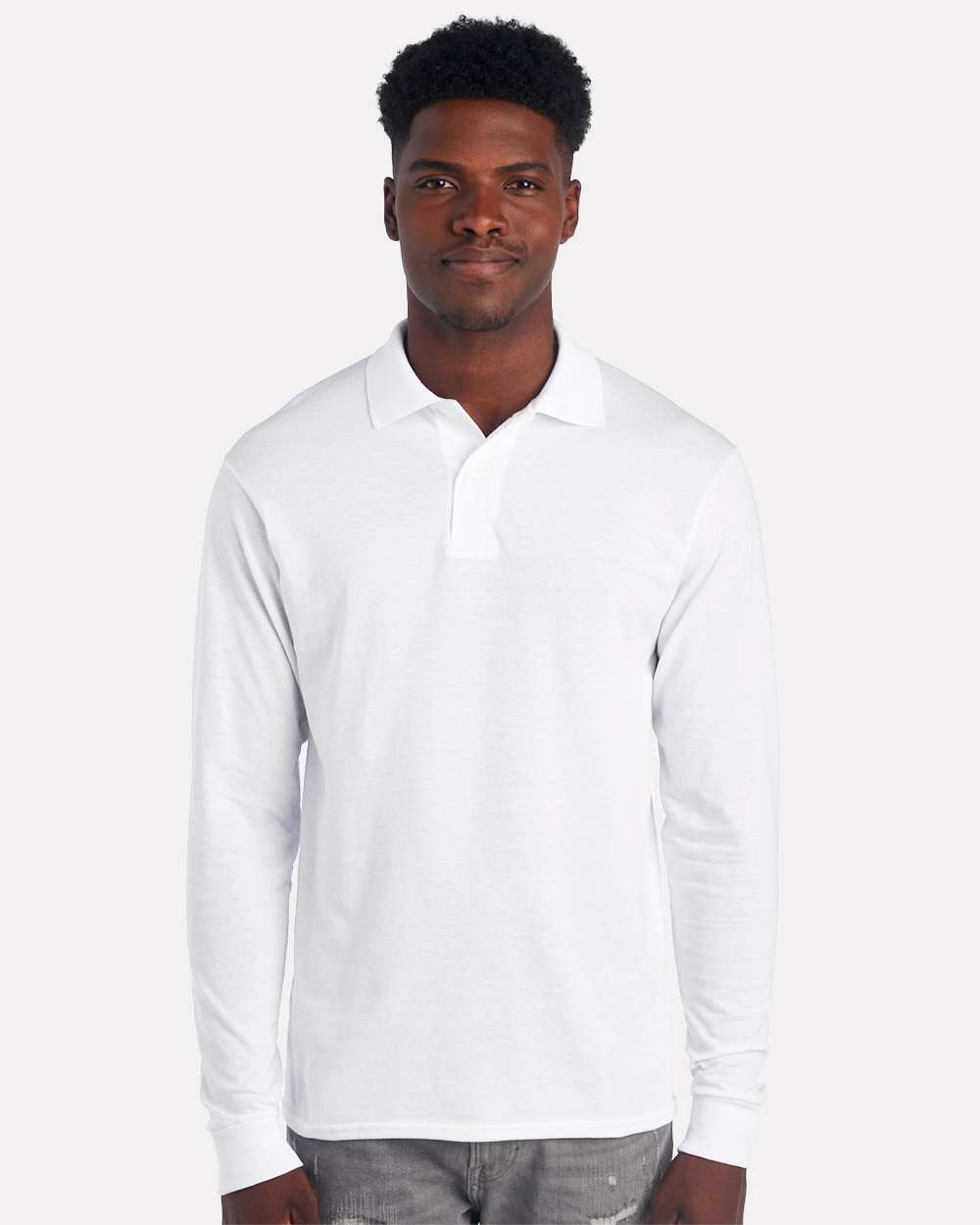 Men's Dri-PowerÂ® Long Sleeve Polo