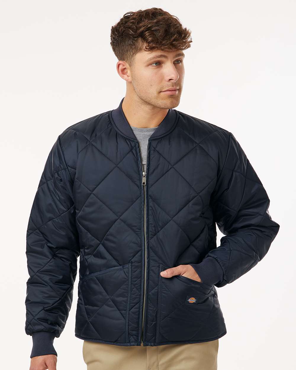 Men's Diamond Quilted Jacket