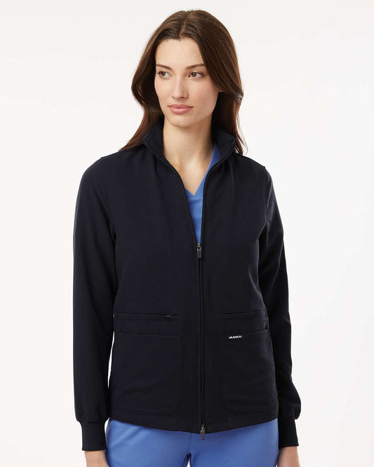 Women's Ceri Essential Full-Zip 6-Pocket Scrub Jacket