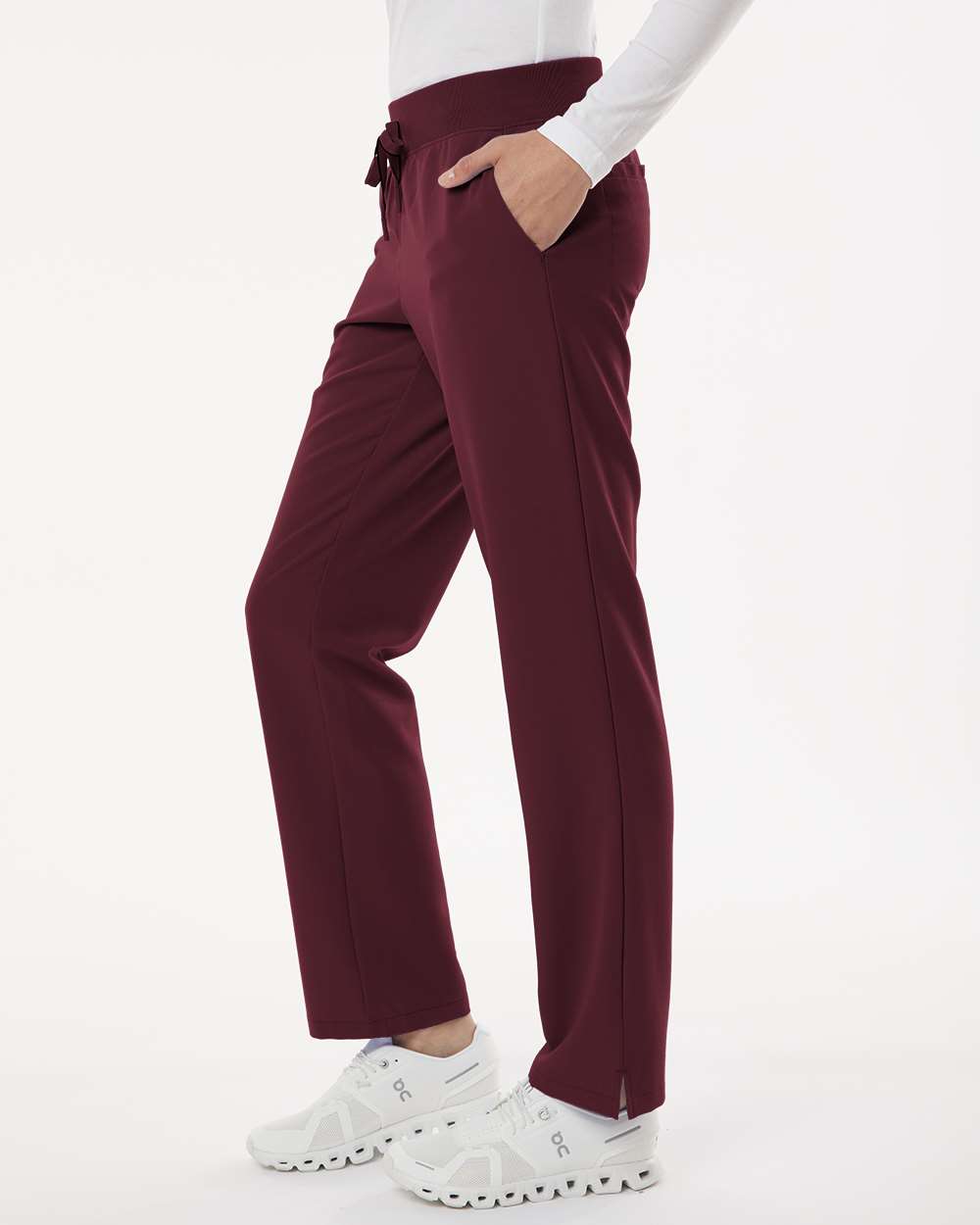 Women's Petite Sizes Xenos Essential Knit-Waist Scrub Pants