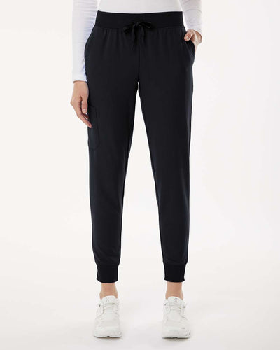 Women's Petite Sizes Silex Knit-Waist Scrub Joggers