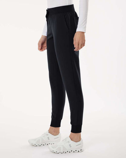 Women's Petite Sizes Silex Knit-Waist Scrub Joggers