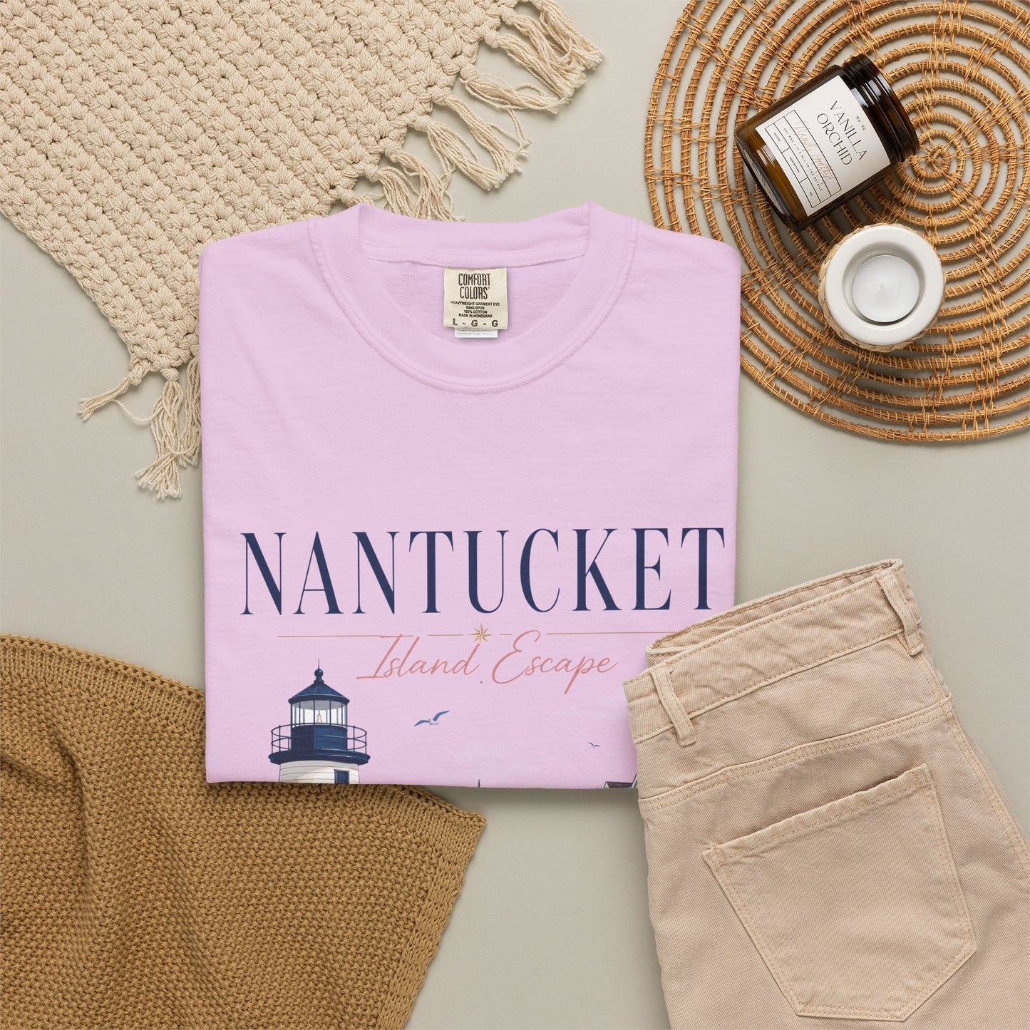 Nantucket Island Escape – Brant Point | Premium Summer Tee
