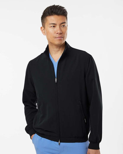 Men's Wolfe Everyday Full-Zip 6-Pocket Scrub Jacket