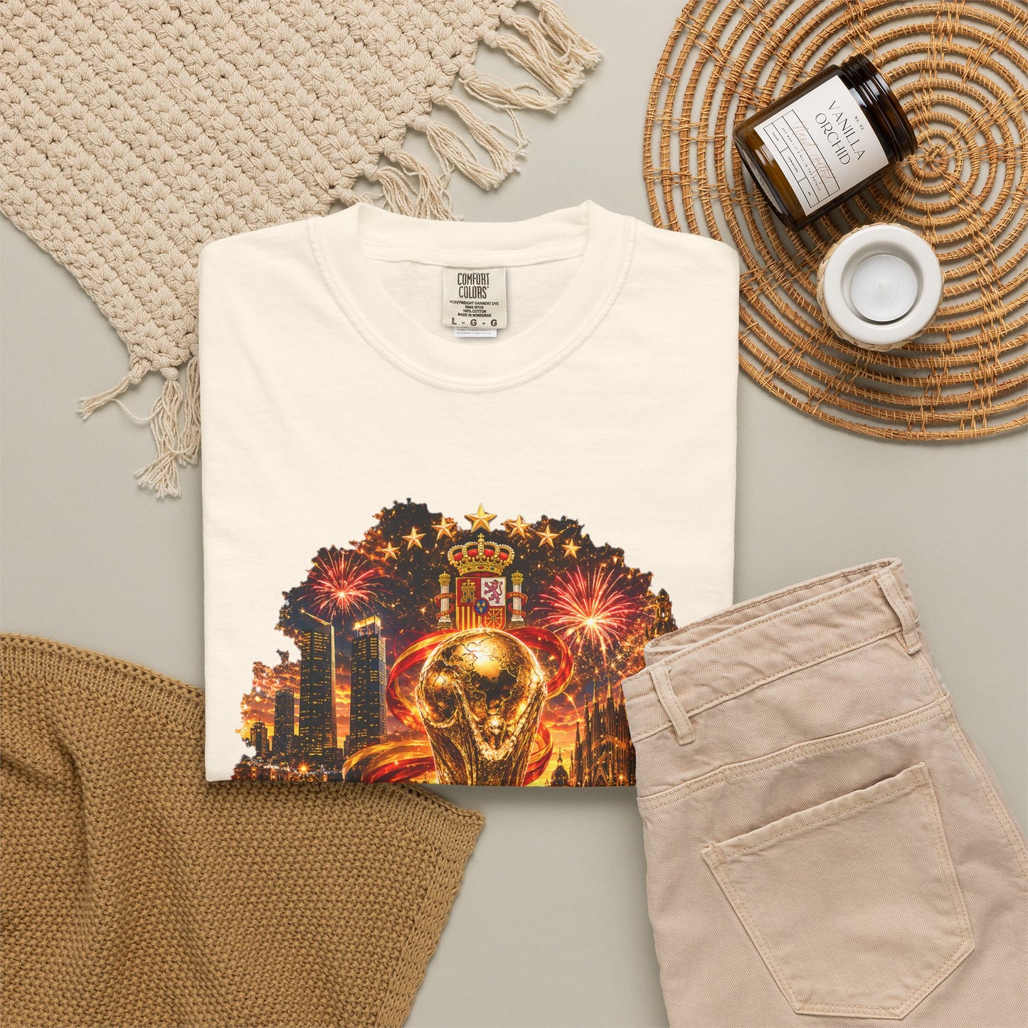 Spain Football World Cup 2026 'Fiesta de Oro' Ultimate Fan Celebration | Premium Graphic Tee