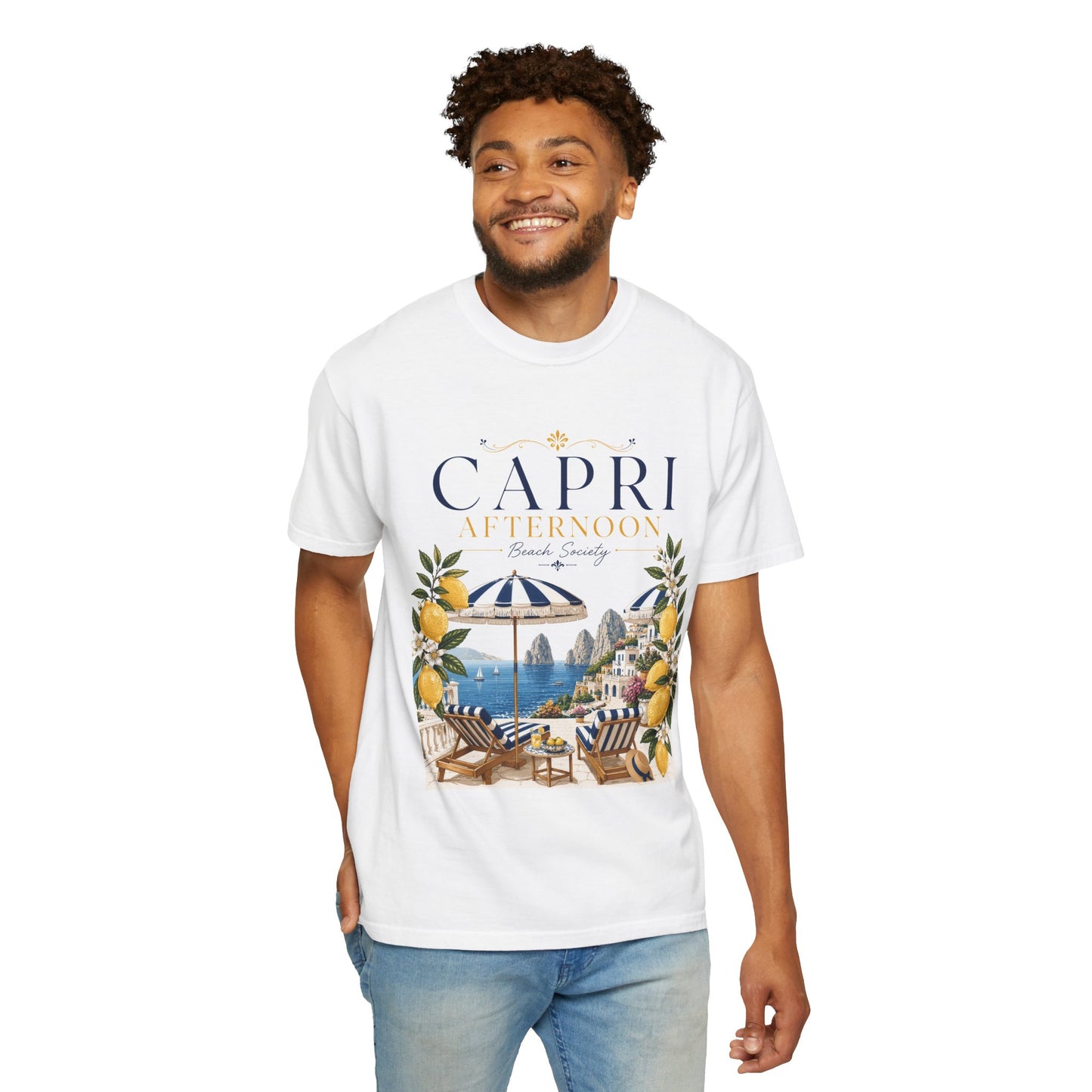 Capri Afternoon – Beach Society | Premium Graphic Tee