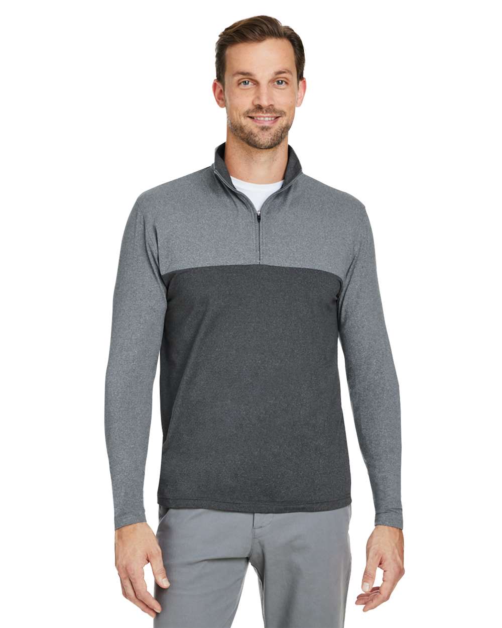 Men's Spyre Flex Colorblock Quarter-Zip Pullover