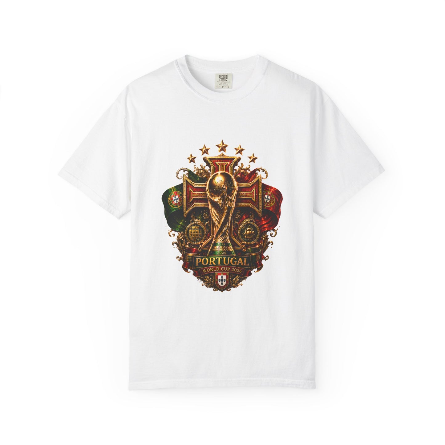 Portugal Football World Cup 2026 Sovereign Shield Crest – Imperial Glory | Premium Summer Tee