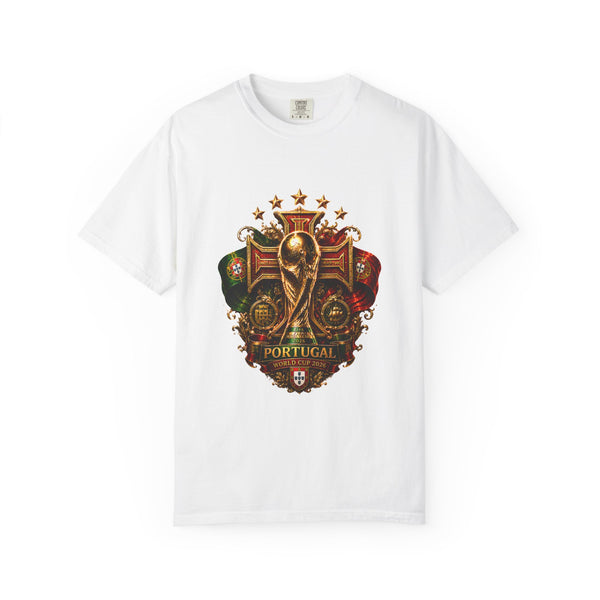 Portugal Football World Cup 2026 Sovereign Shield Crest – Imperial Glory | Premium Summer Tee