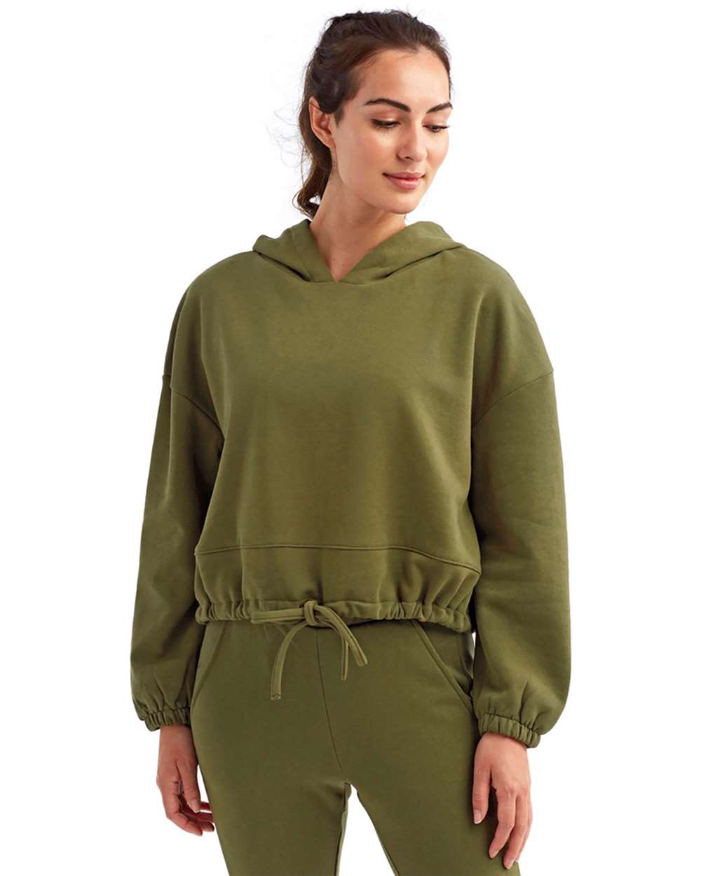 Women's Cropped Maria Hooded Sweatshirt