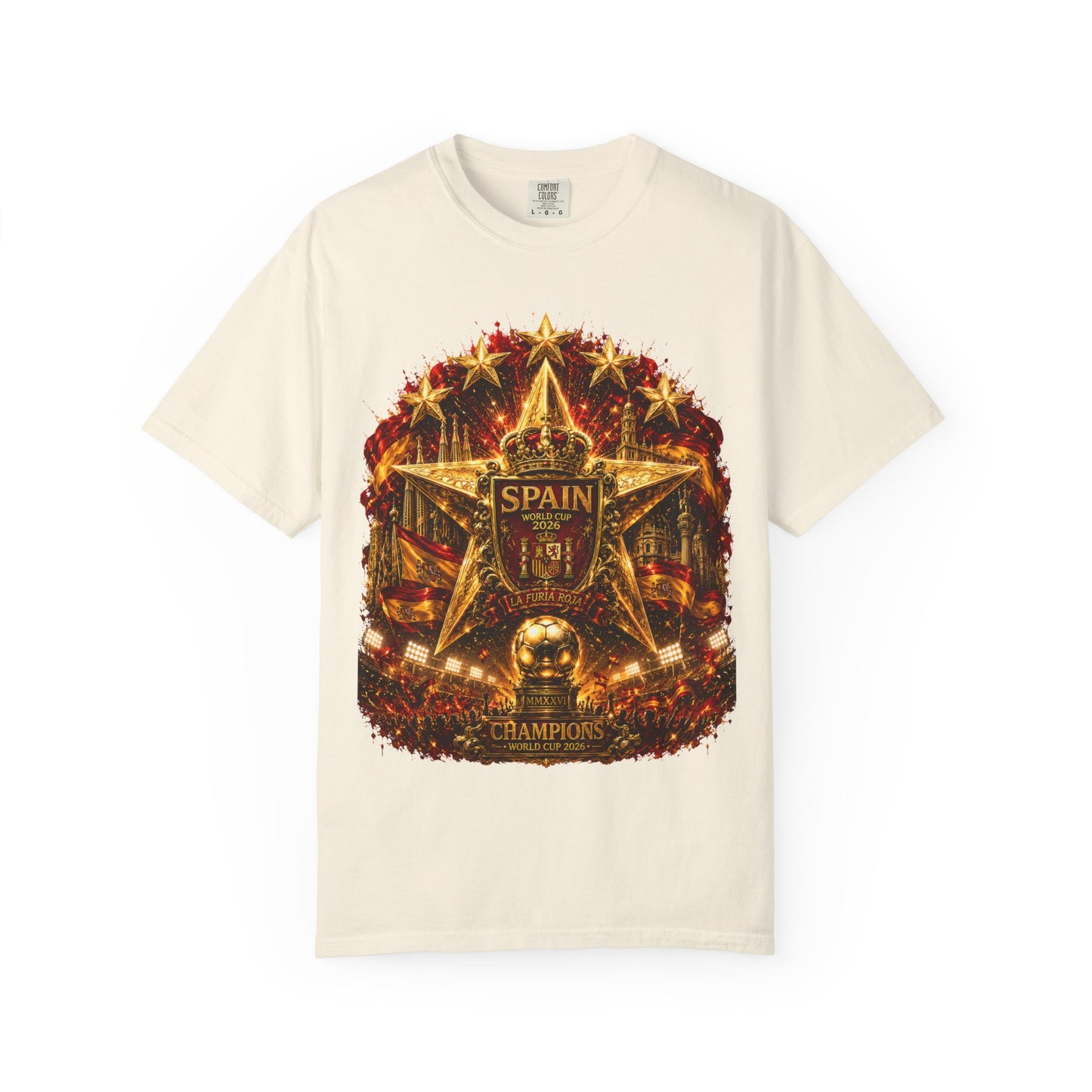 Spain Football World Cup 2026 'Estrella Sagrada' Epic Championship | Premium Graphic Tee