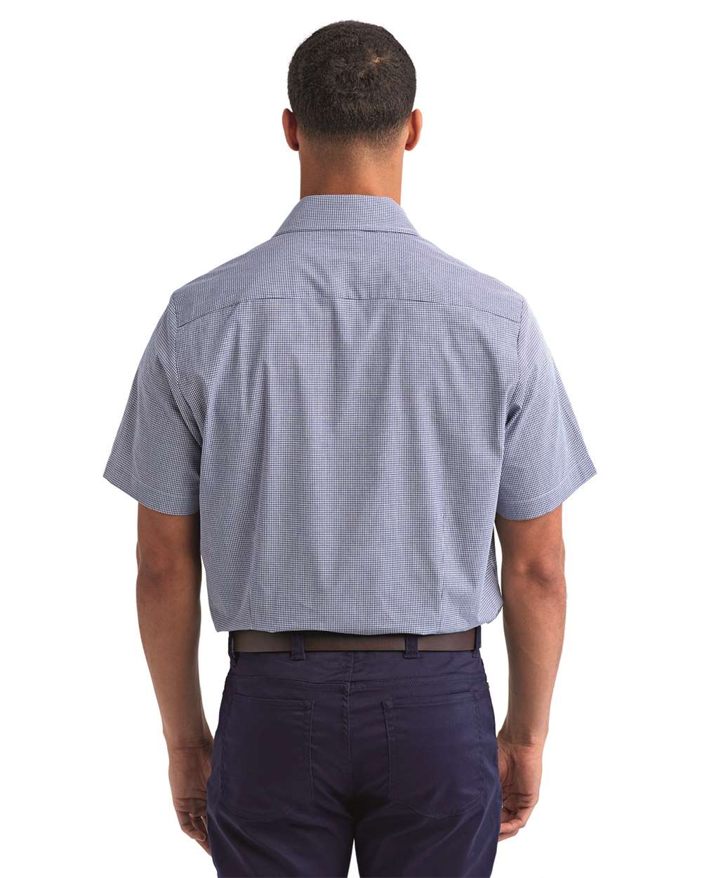 Men's Microcheck Gingham Cotton Shirt