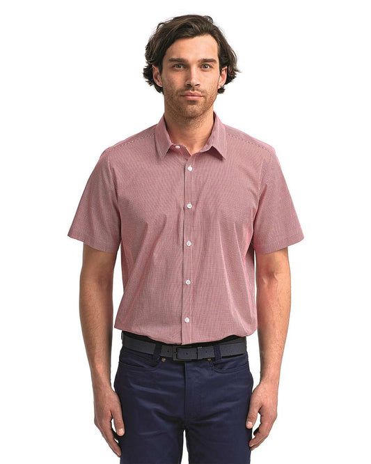 Men's Microcheck Gingham Cotton Shirt