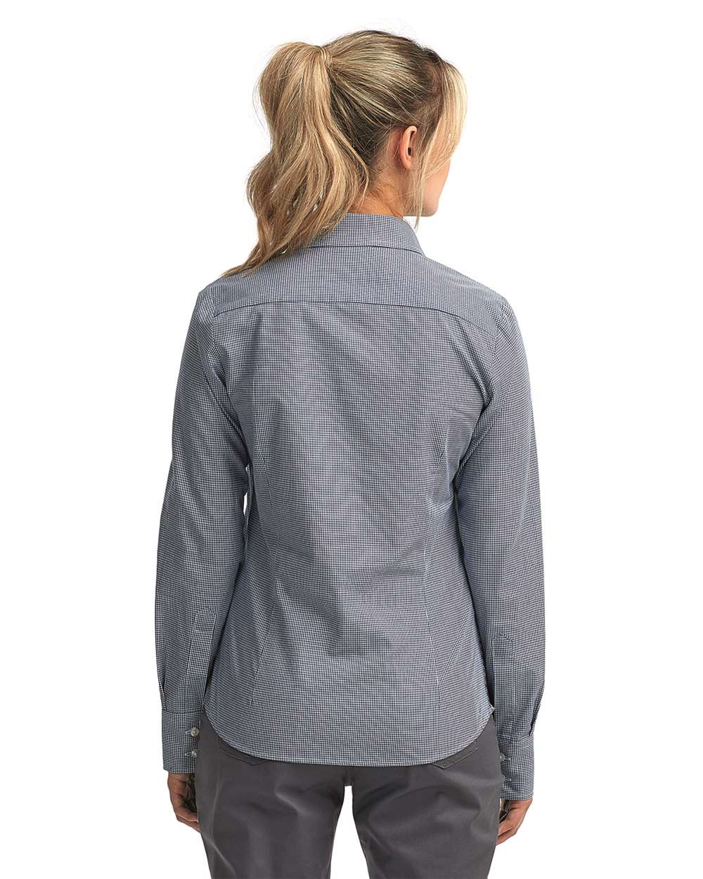 Women's Microcheck Gingham Cotton Shirt