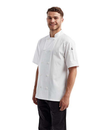 Unisex Short Sleeve Recycled Chef Coat
