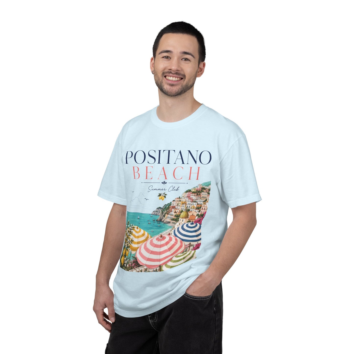 Positano Beach – Summer Club | Premium Vintage Tee