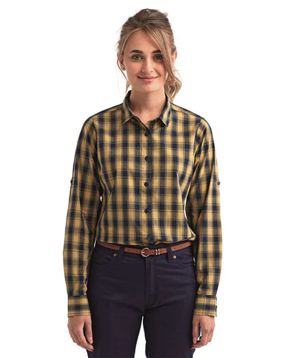 Women's Mulligan Check Cotton Dress Shirt