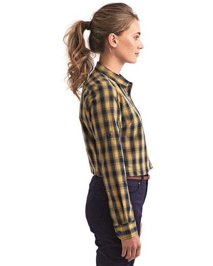 Women's Mulligan Check Cotton Dress Shirt