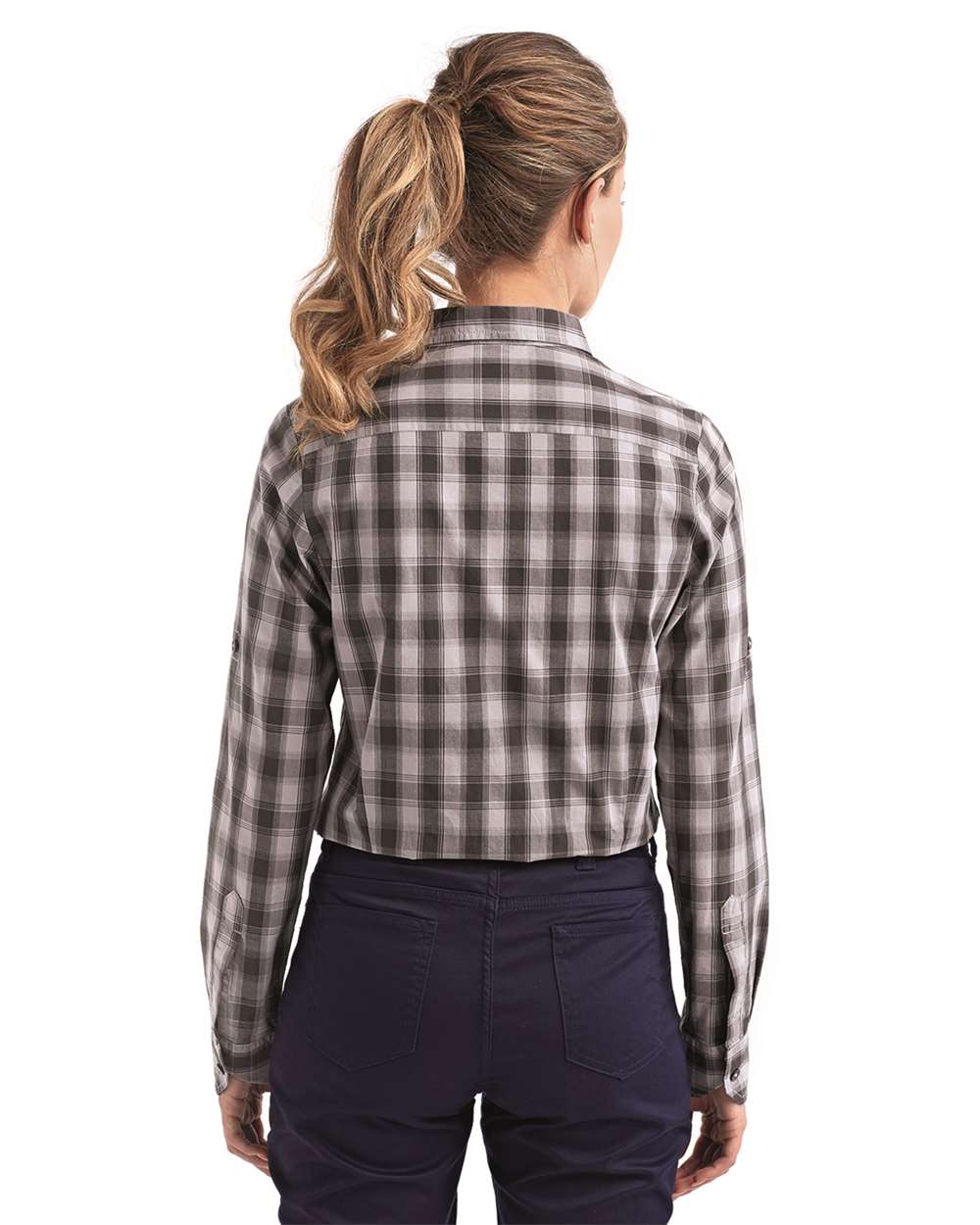 Women's Mulligan Check Cotton Dress Shirt