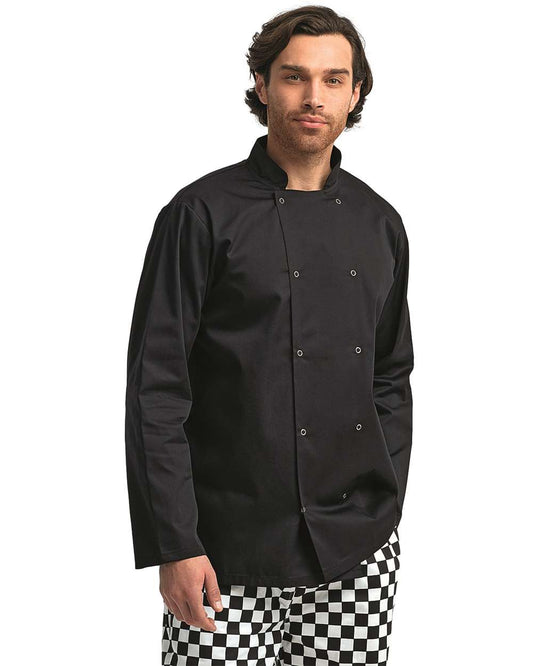 Unisex Ten Studded Front Chef Coat