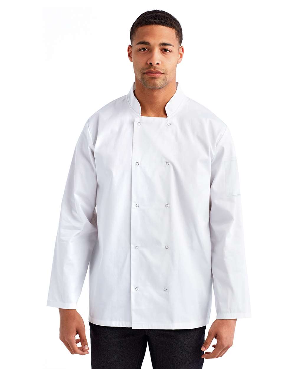 Unisex Ten Studded Front Chef Coat
