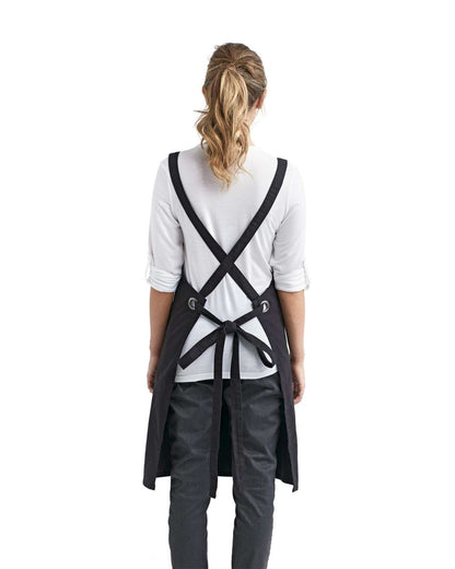 Cross Back Barista Bib Apron
