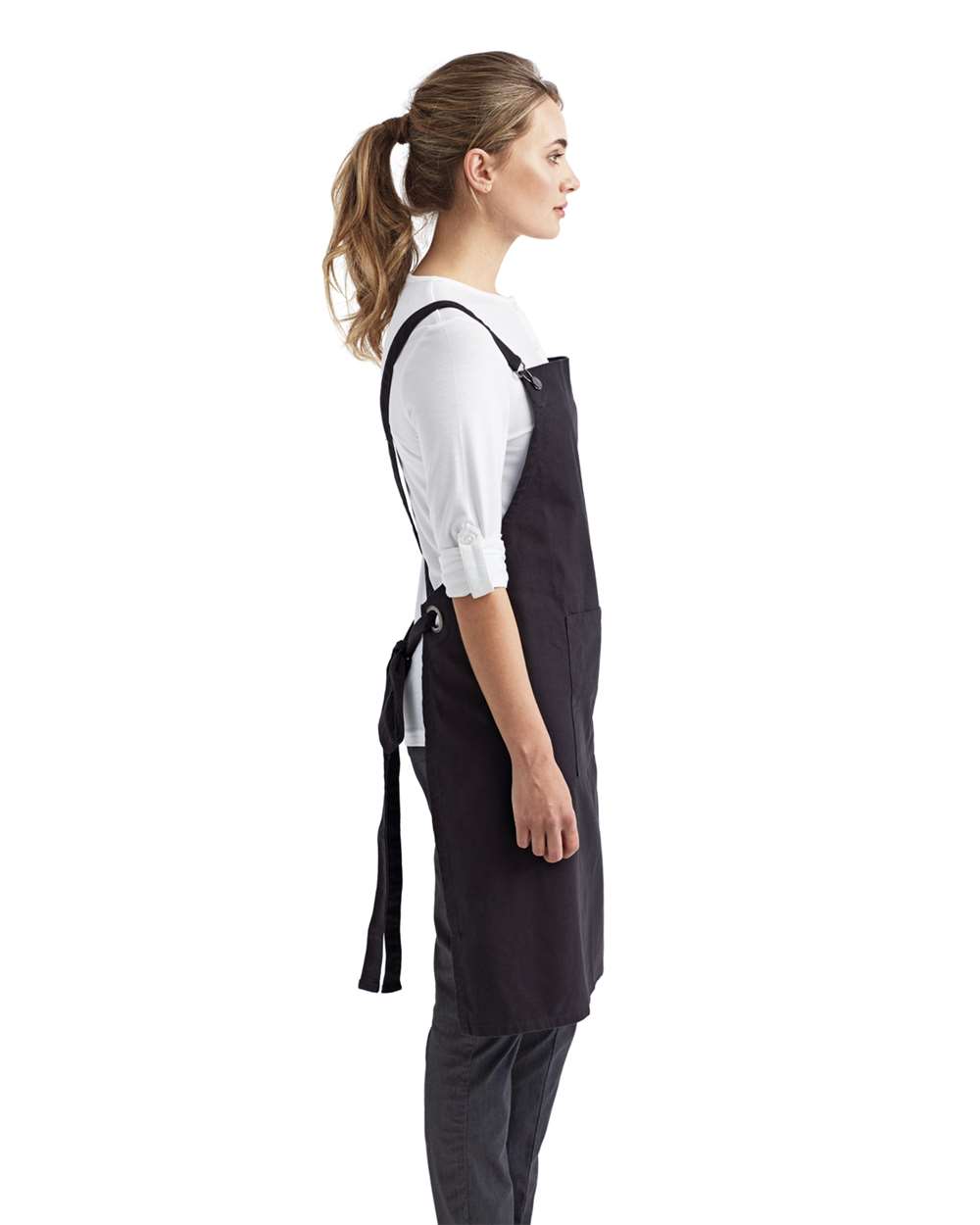 Cross Back Barista Bib Apron