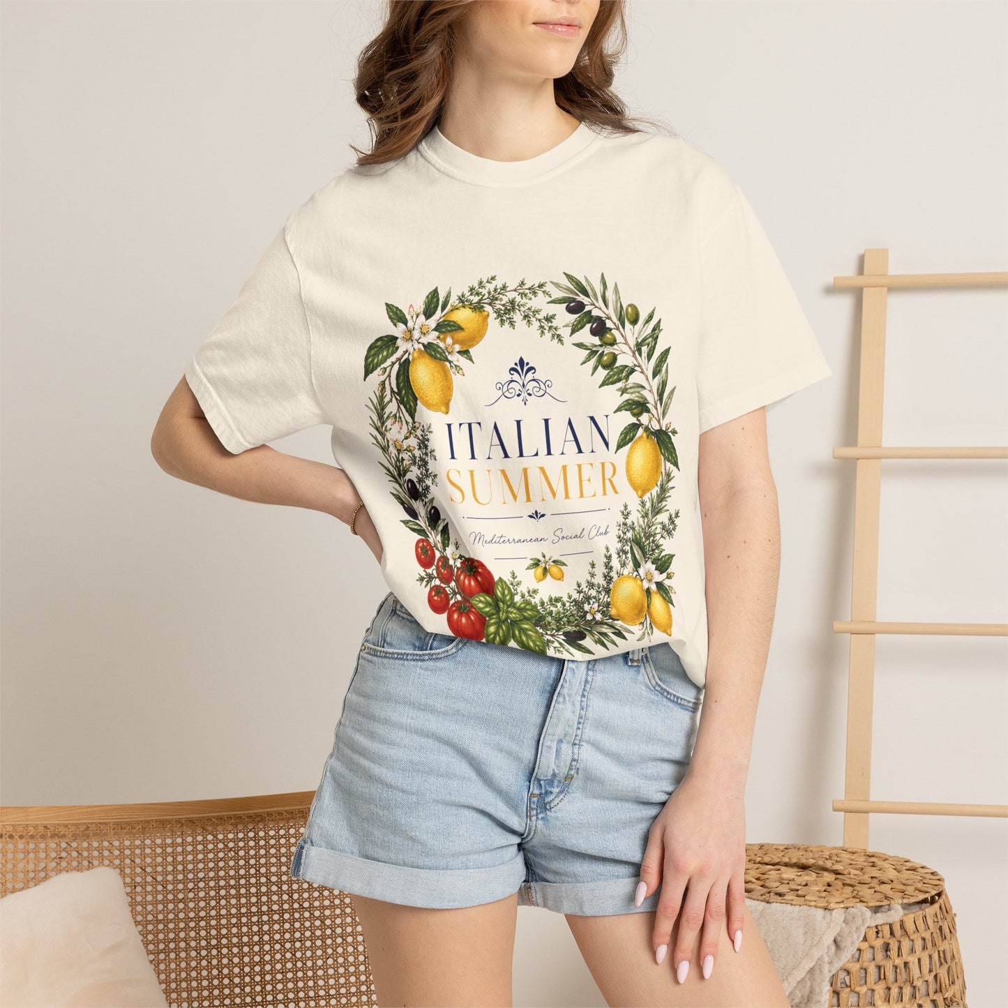 Italian Summer – Mediterranean Social Club | Premium Graphic Tee