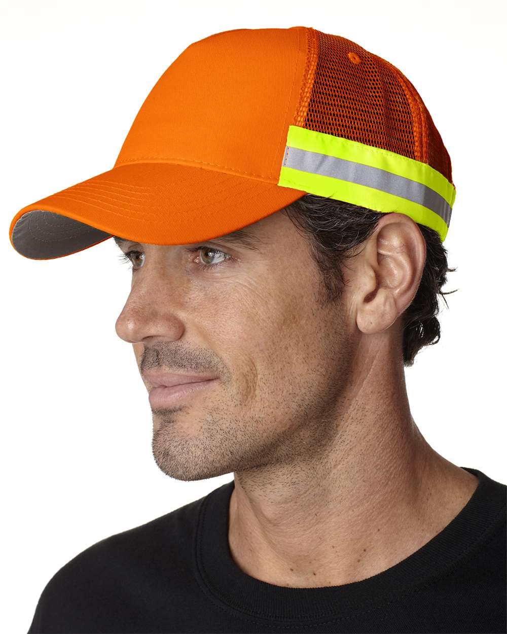 Trucker Reflector High-Visibility Constructed Cap