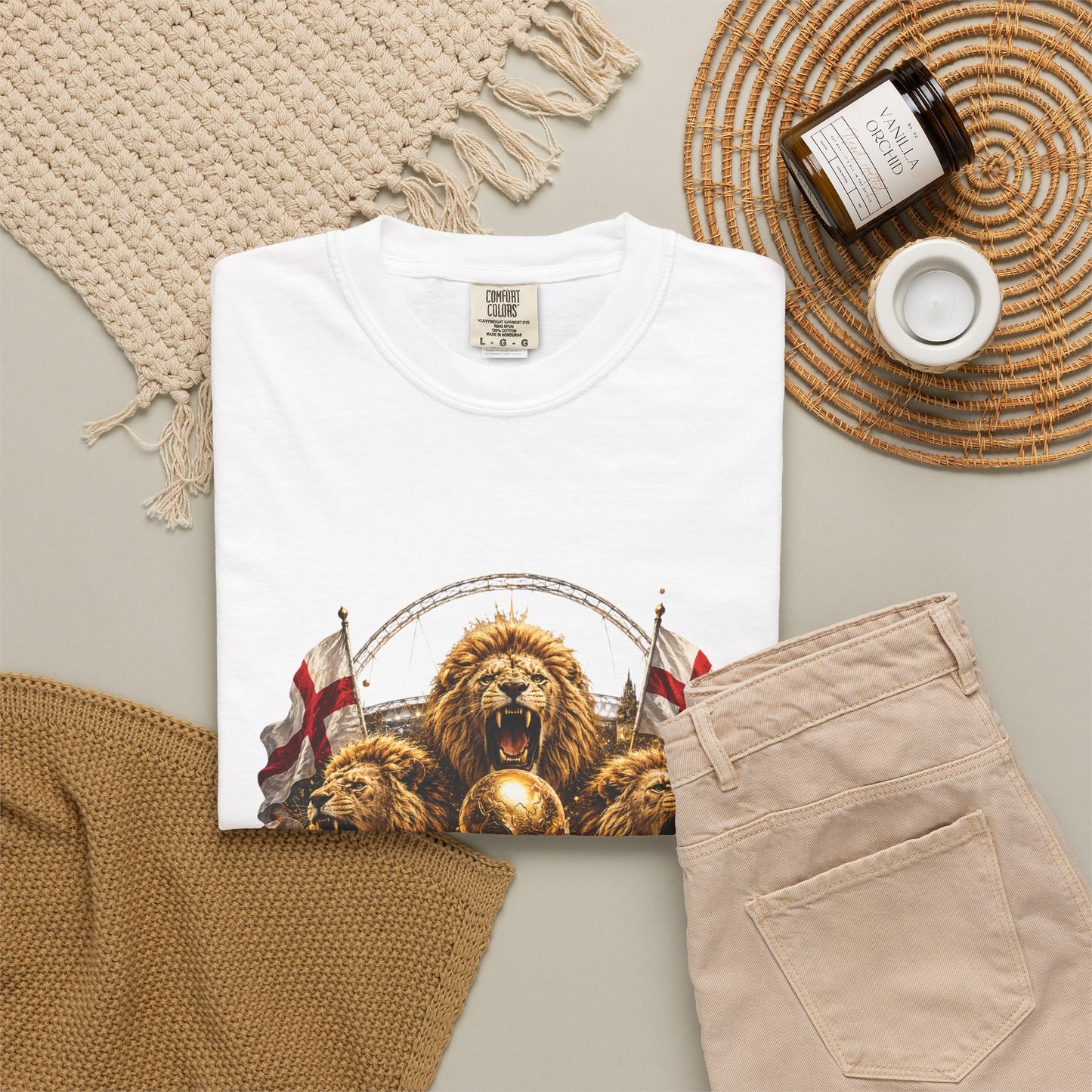 England World Cup 2026 Triumphant Wembley Return – Three Lions | Premium Graphic Tee