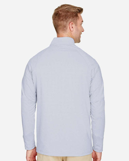 Men's CrownLux PerformanceÂ® Clubhouse Micro-Stripe Quarter-Zip Pullover