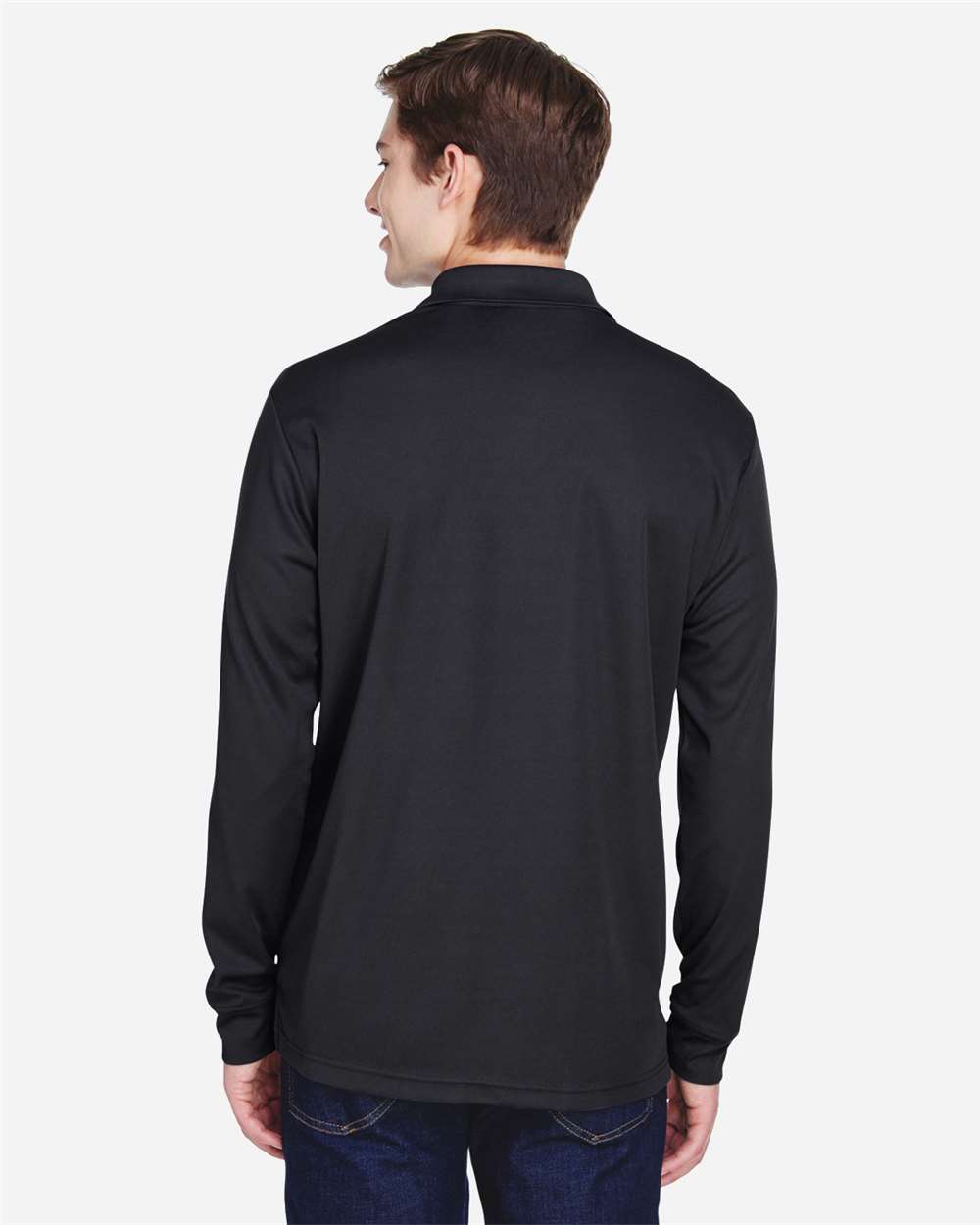 Men's Pinnacle Performance Long Sleeve PiquÃ© Polo with Pocket