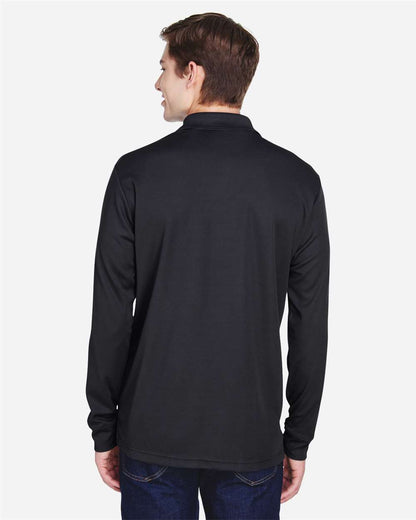 Men's Pinnacle Performance Long Sleeve PiquÃ© Polo with Pocket
