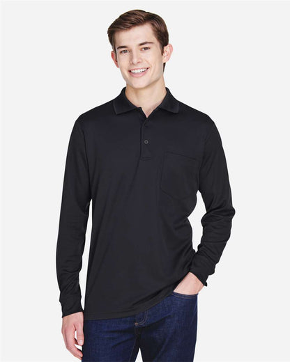 Men's Pinnacle Performance Long Sleeve PiquÃ© Polo with Pocket