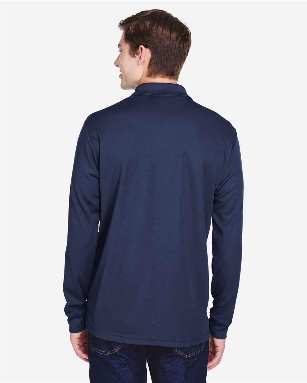 Men's Pinnacle Performance Long Sleeve PiquÃ© Polo with Pocket