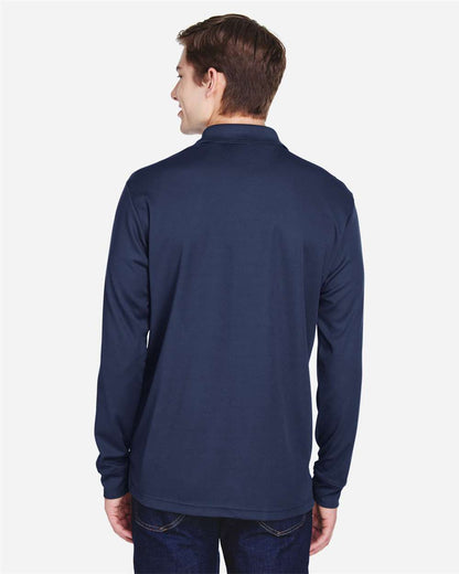 Men's Pinnacle Performance Long Sleeve PiquÃ© Polo with Pocket