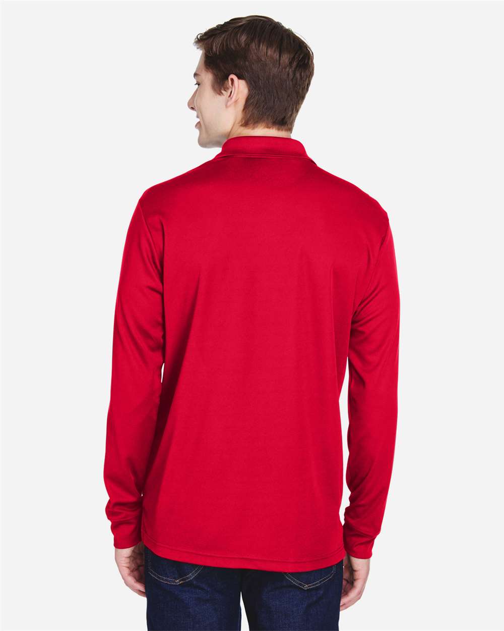 Men's Pinnacle Performance Long Sleeve PiquÃ© Polo with Pocket