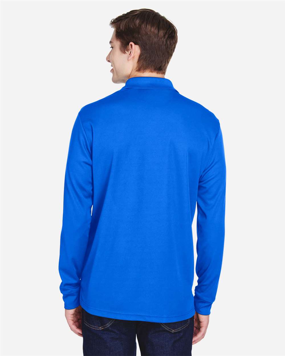 Men's Pinnacle Performance Long Sleeve PiquÃ© Polo with Pocket