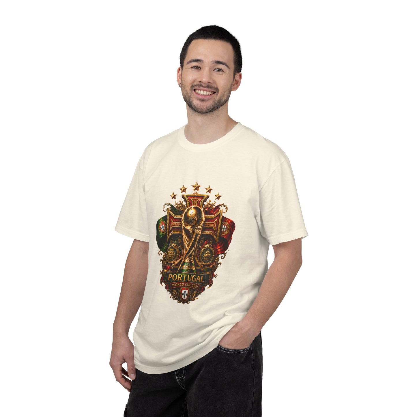 Portugal Football World Cup 2026 Sovereign Shield Crest – Imperial Glory | Premium Summer Tee